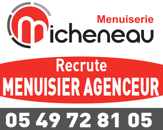 Offre d'emploi Menuisier Agenceur en CDI à Moncoutant-sur-sèvre La Javrelière MICHENEAU menuiserie recrute